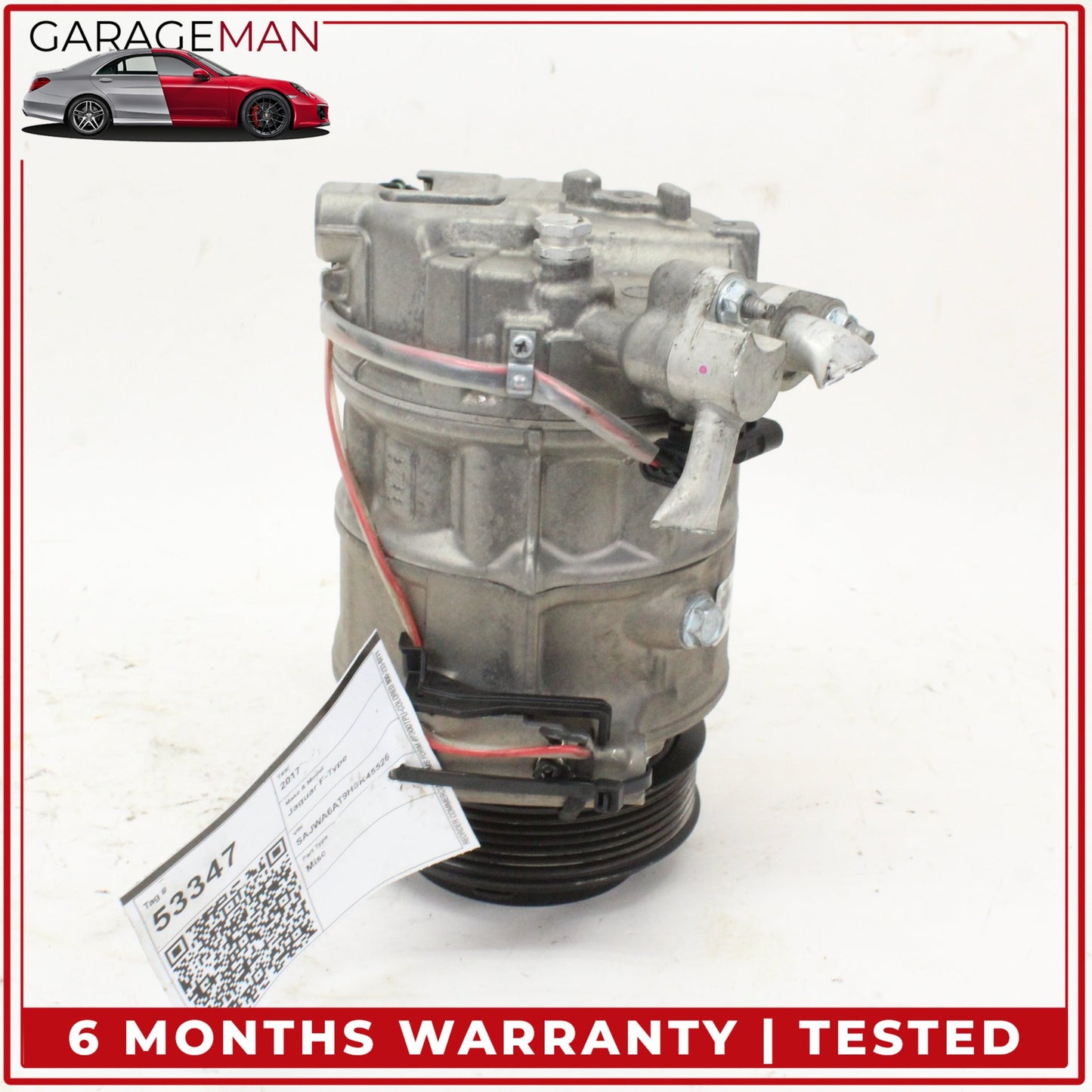 2014-2023 Jaguar F-Type X152 AC A/C Air Conditioning Compressor CPLA19D629BF OEM