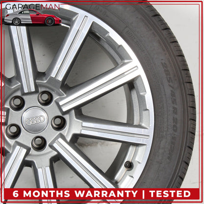 2017-2025 Audi Q7 SQ7 10 Spoke Wheel Rim w/ Tire 9JX20H2 ET33 4M0601025AD OEM