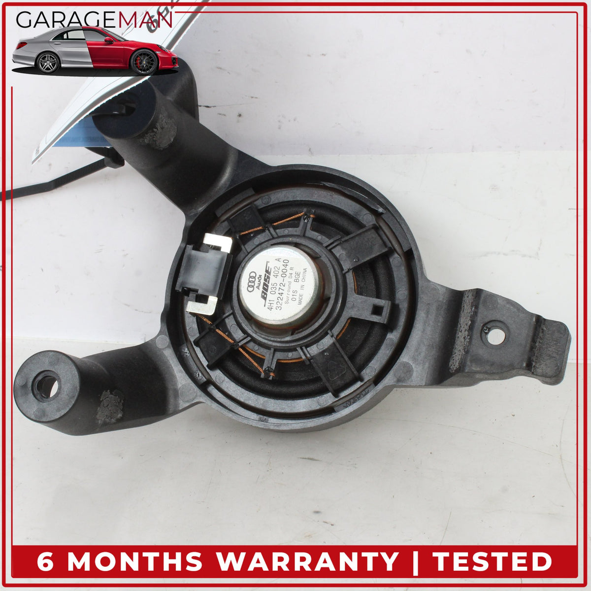 2011-2018 Audi A8 Rear Deck Audio Sound Subwoofer Speaker Set Bose OEM