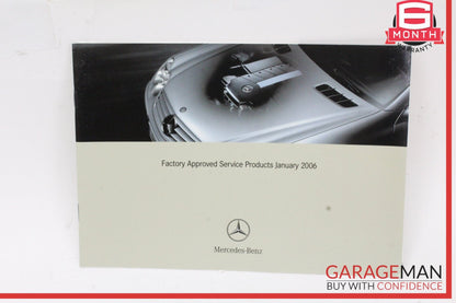 2007 Mercedes X164 GL450 Owner Owner's Manual Book Set OEM