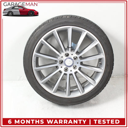 2015-2023 Mercedes W205 C300 Front Side Wheel Rim w/ Tire 7.5JX19H2 ET44 OEM