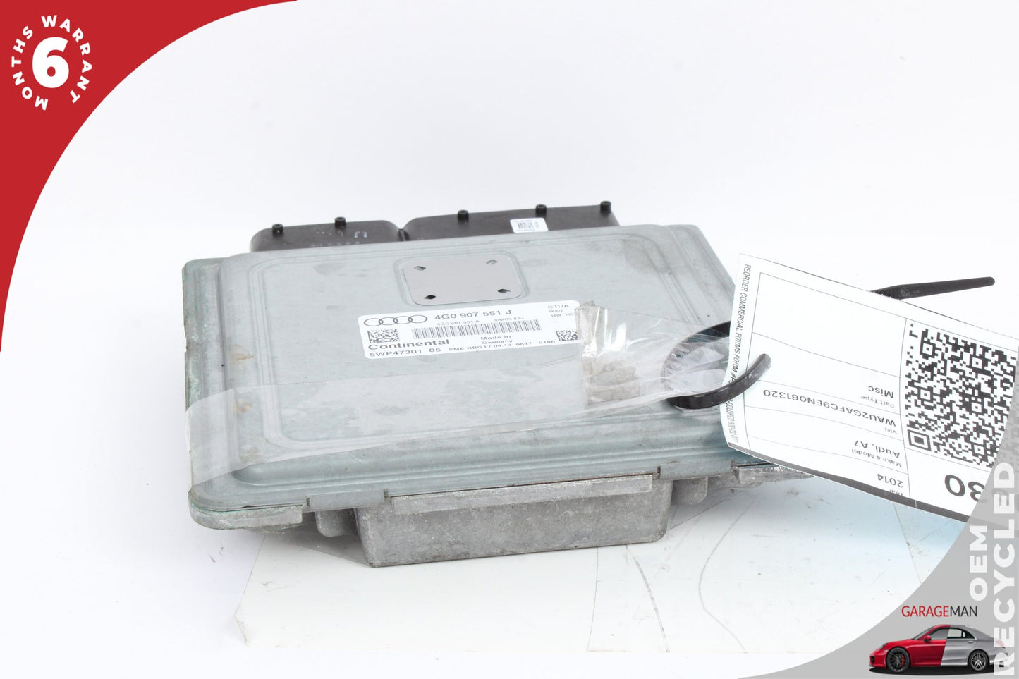 2012-2015 Audi A7 A6 Sedan Engine Control Module ECU ECM DME 4G0907551J OEM