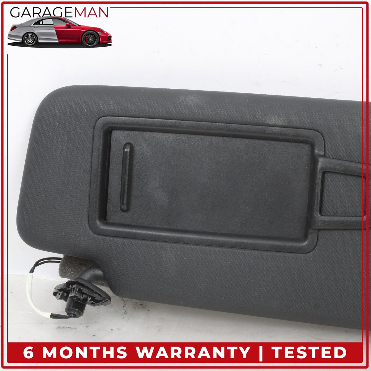2019-2025 Audi Q3 Front Left and Right Side Sunvisor Sun Visor Black Set OEM