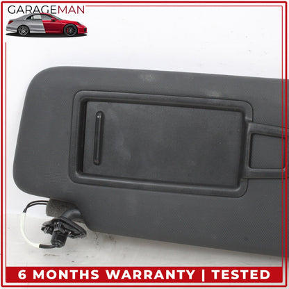 2019-2025 Audi Q3 Front Left and Right Side Sunvisor Sun Visor Black Set OEM