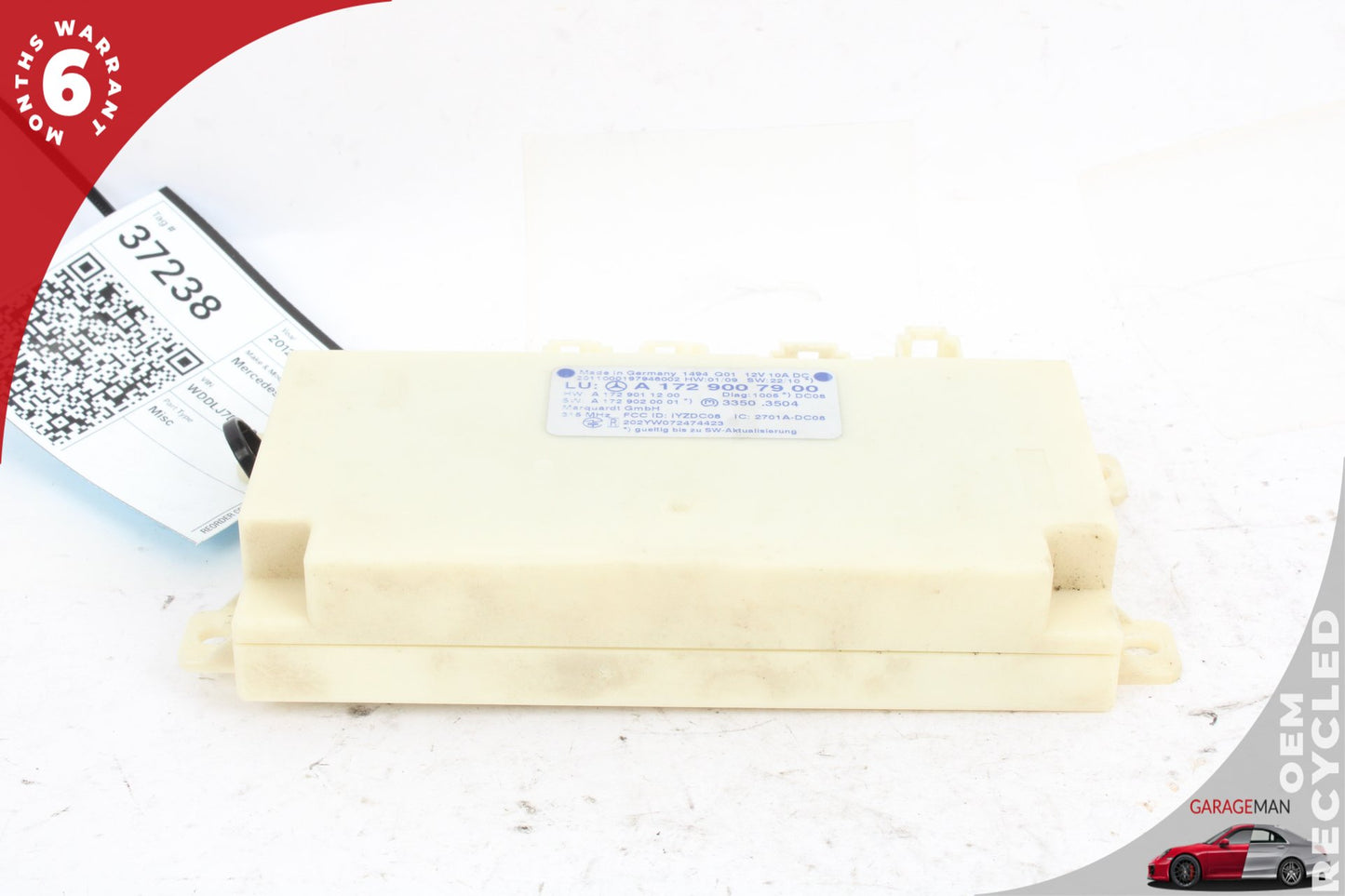10-15 Mercedes-Benz CLS550 W218 Keyless Go Entry Control Module 1729007900