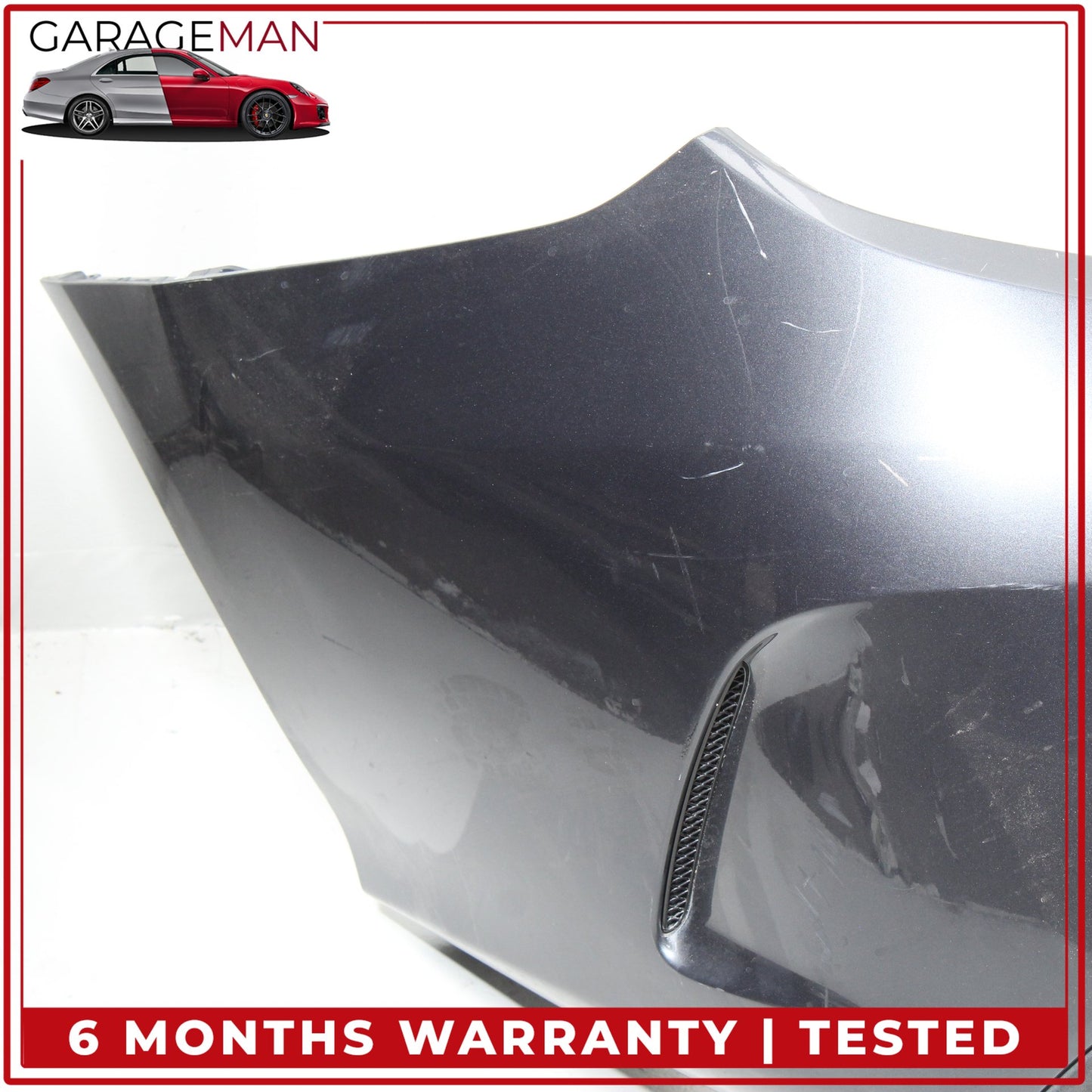 2015-2018 Mercedes W205 C300 Sedan Sport Rear Bumper Cover Assembly Gray OEM