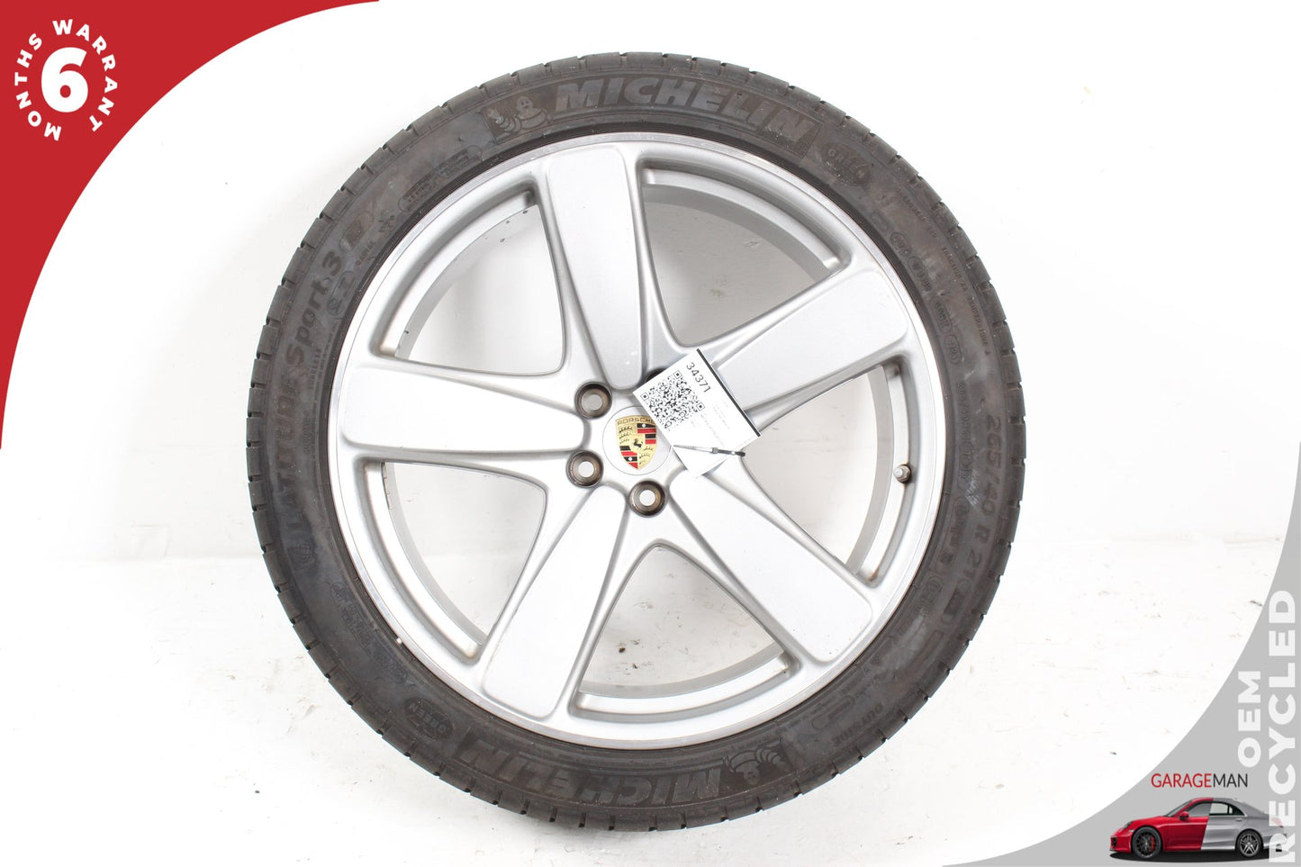 19-24 Porsche Macan 95B SUV Wheel Rim w Tire 9.5Jx21 ET27 265/40 R21 95B601025EF