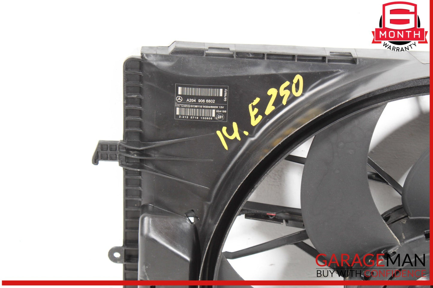 2008-2020 Mercedes-Benz E250 W212 Engine Radiator Cooling Fan Motor OEM