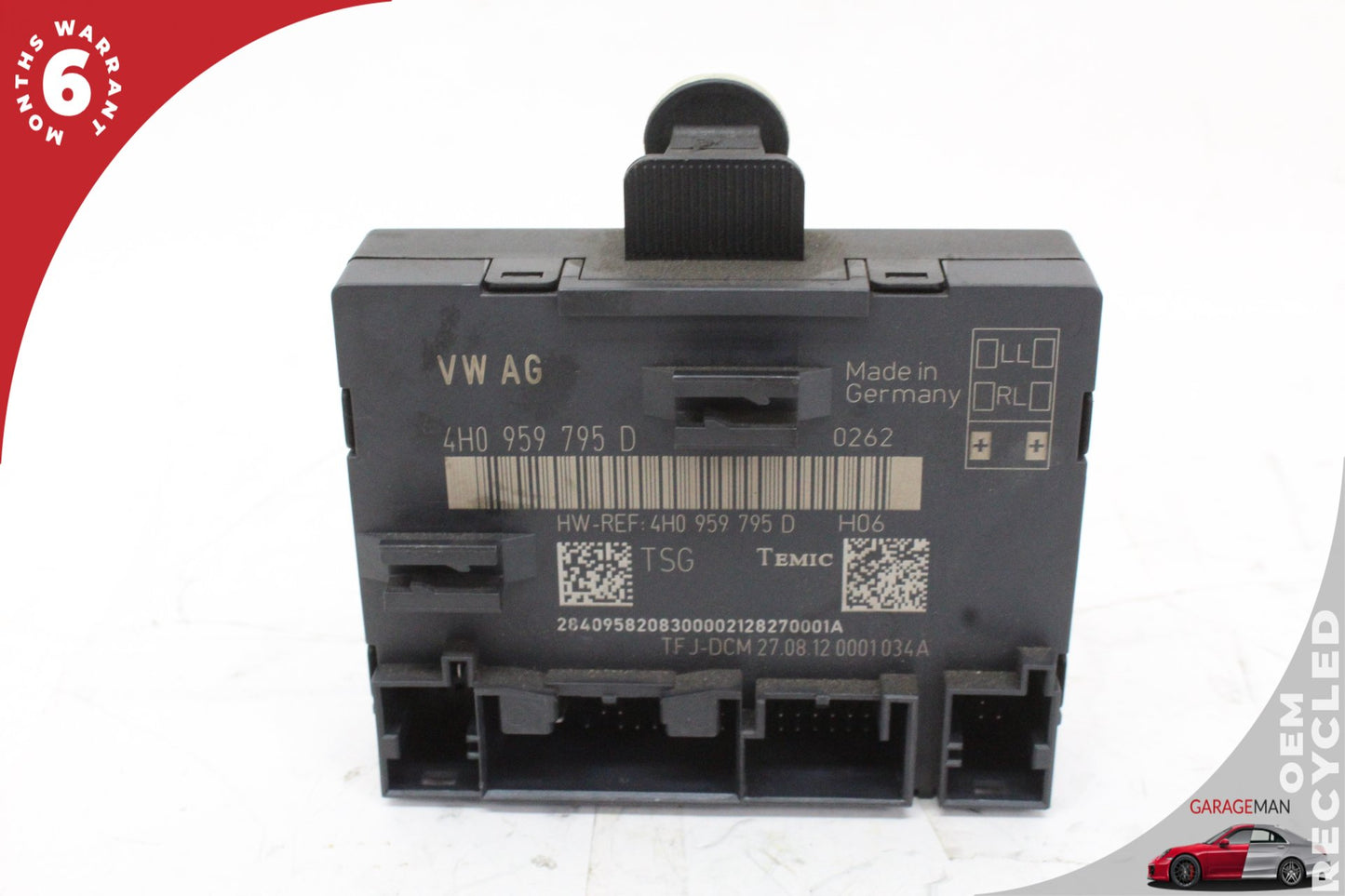 2011-2018 Audi A8 Rear Left or Right Door Control Module 4H0959795D OEM