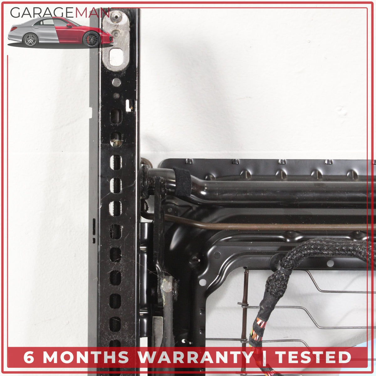 2010-2012 Range Rover L322 Front Left Seat Track Rail Frame w/ Motors OEM