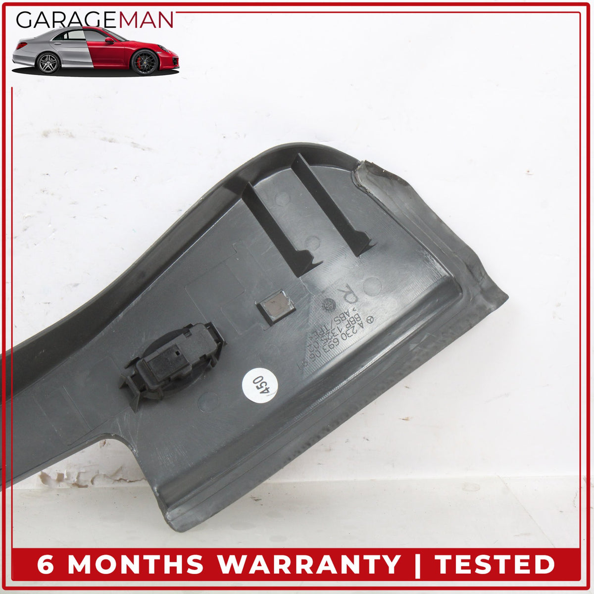 2003-2008 Mercedes R230 SL500 Right and Left Side Trunk Lid Trim Cover Set OEM