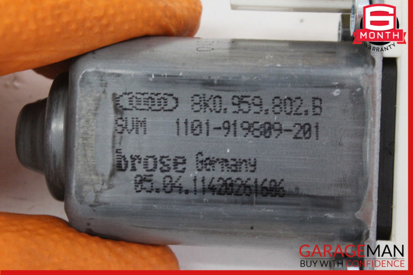 2012-2018 Audi A6 C7 Sedan Front Right Window Regulator Motor 8K0959802B Genuine
