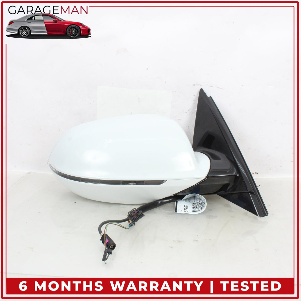 2011-2018 Audi A8 S8 Right Door Rear View Mirror w/ Camera and Blind Spot OEM