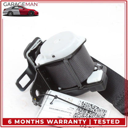 2014-2024 Infiniti Q50 V37 Rear Left Driver Side Seat Belt Seatbelt Black OEM