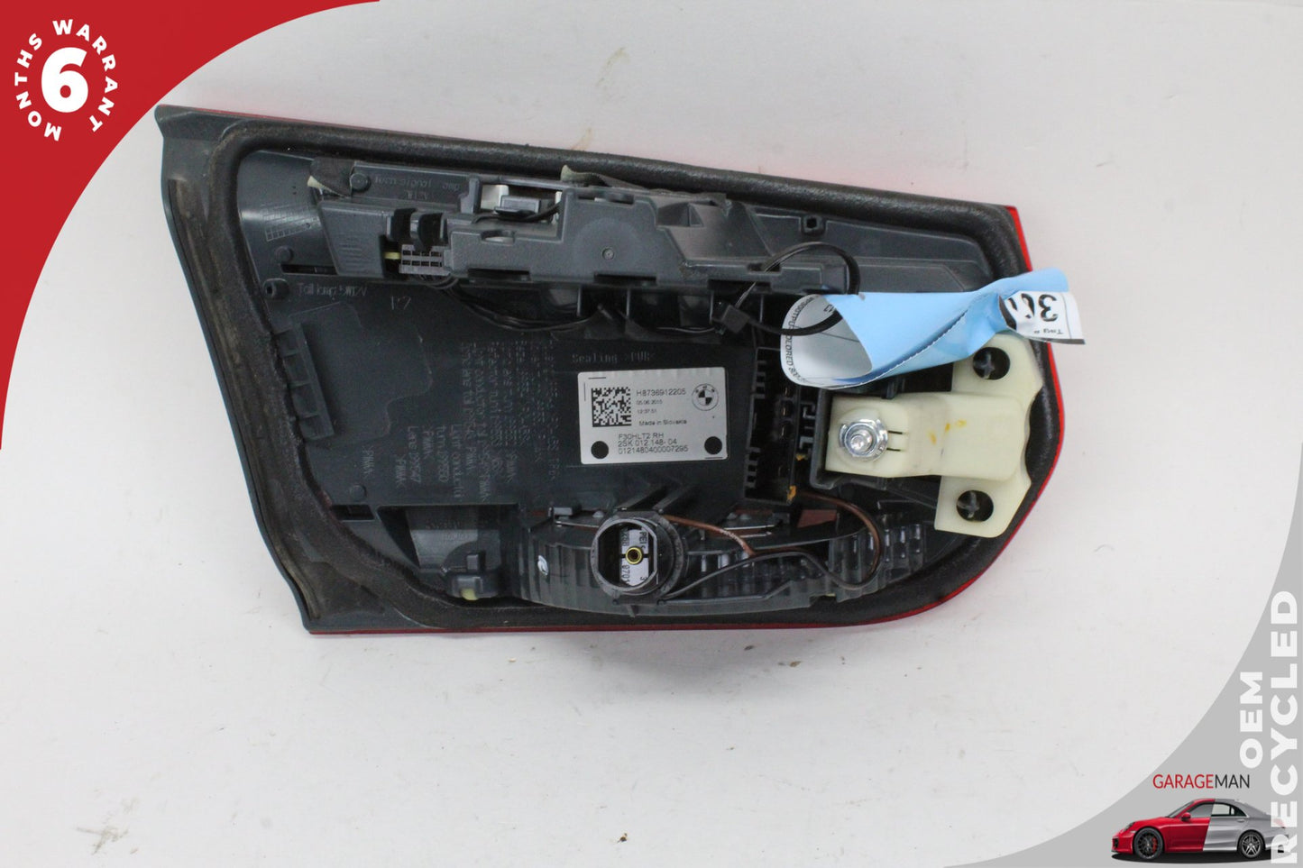 2016-2018 BMW 320i F30 Rear Right Side LED Inner Tail Light Lamp 8736912 OEM