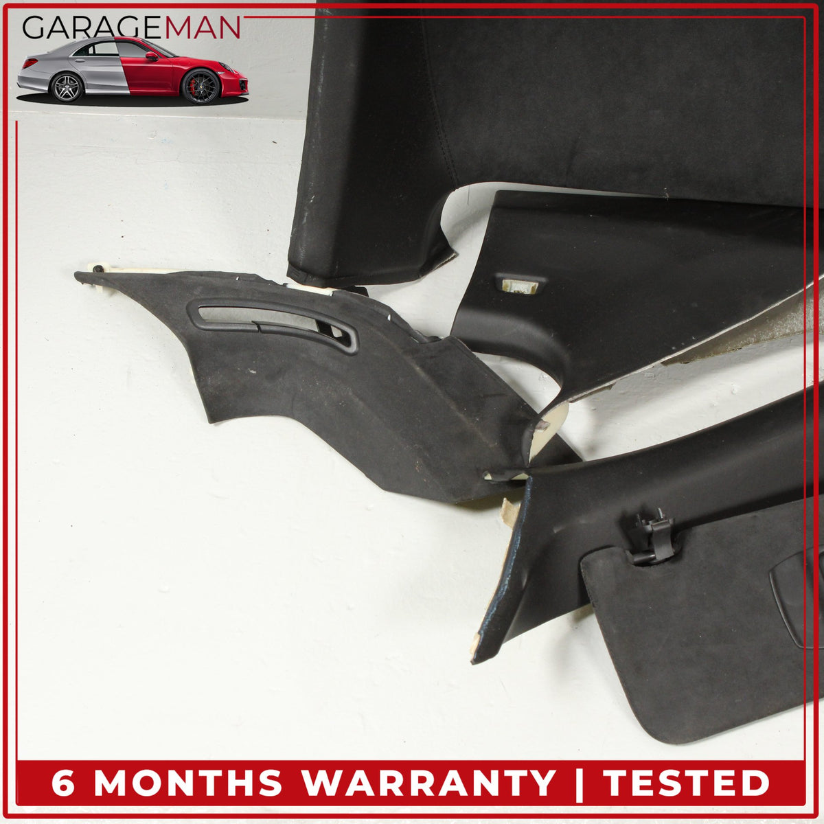2009-2015 BMW 740i F01 Alcantara Headliner Pillars Visors Set 8035839 OEM