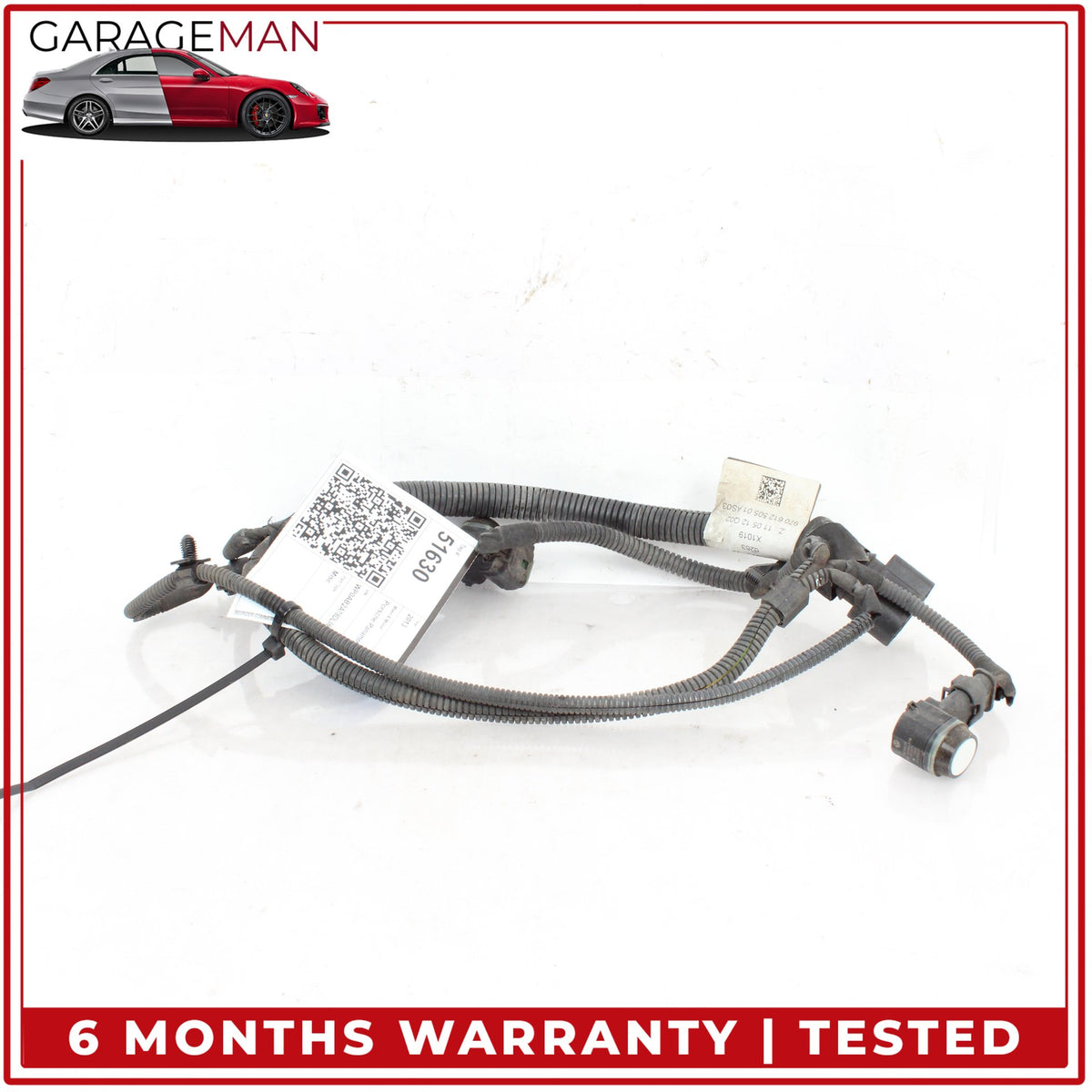 2010-2013 Porsche Panamera 970 Front Bumper Parking Sensors w/ Wire Harness OEM