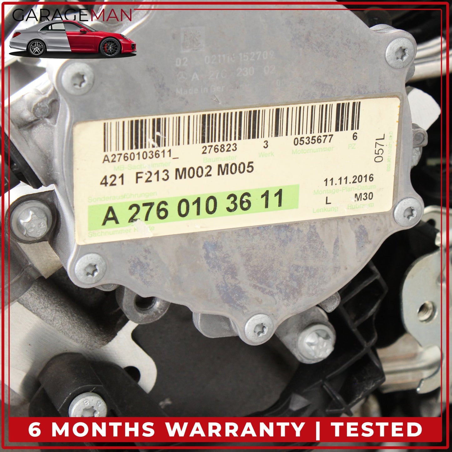 2015-2020 Mercedes-Benz E400 W213 AWD 3.0L Engine Motor Assembly 276.823 94K OEM