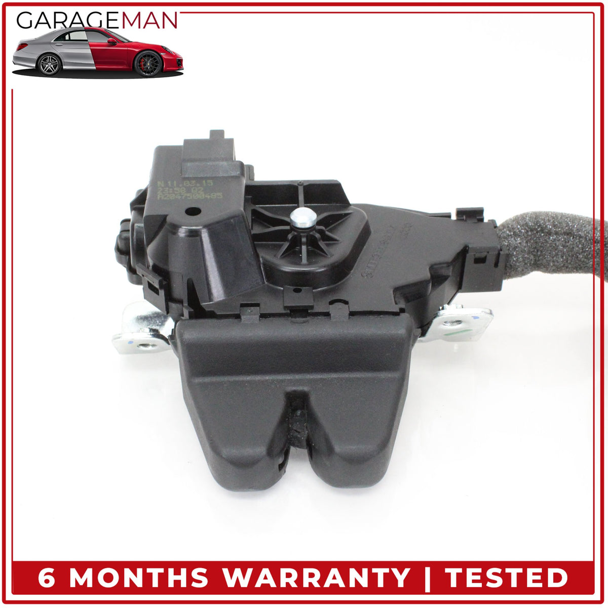 2008-2017 Mercedes W205 C300 Trunk Lid Lock Latch Actuator Set 2047500485 OEM