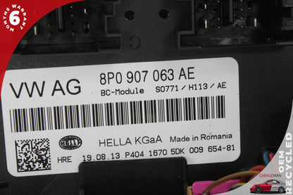 13-15 Audi TT 8J Coupe Onboard Supply Control Module 8P0907063AE Genuine