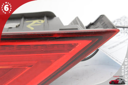 2015-2016 Audi A3 S3 Rear Left Driver Side Inner Tail Light Lamp 8V5945093J OEM