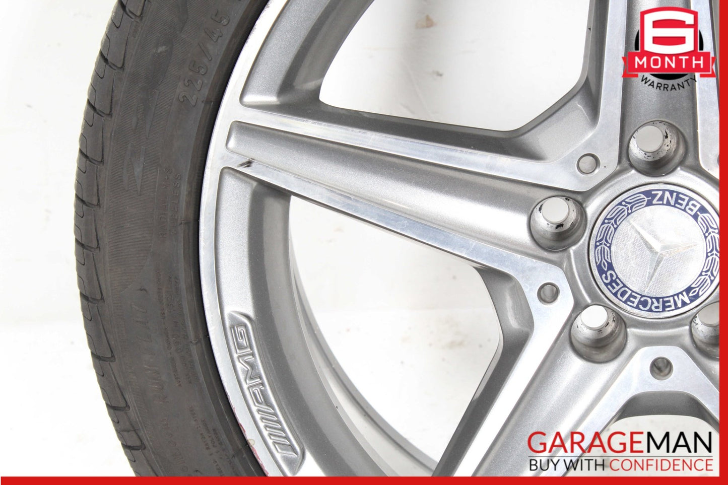 2015-2018 Mercedes W205 C300 C400 Wheel Tire Rim 7.5Jx18H2 ET44 2054011100 OEM