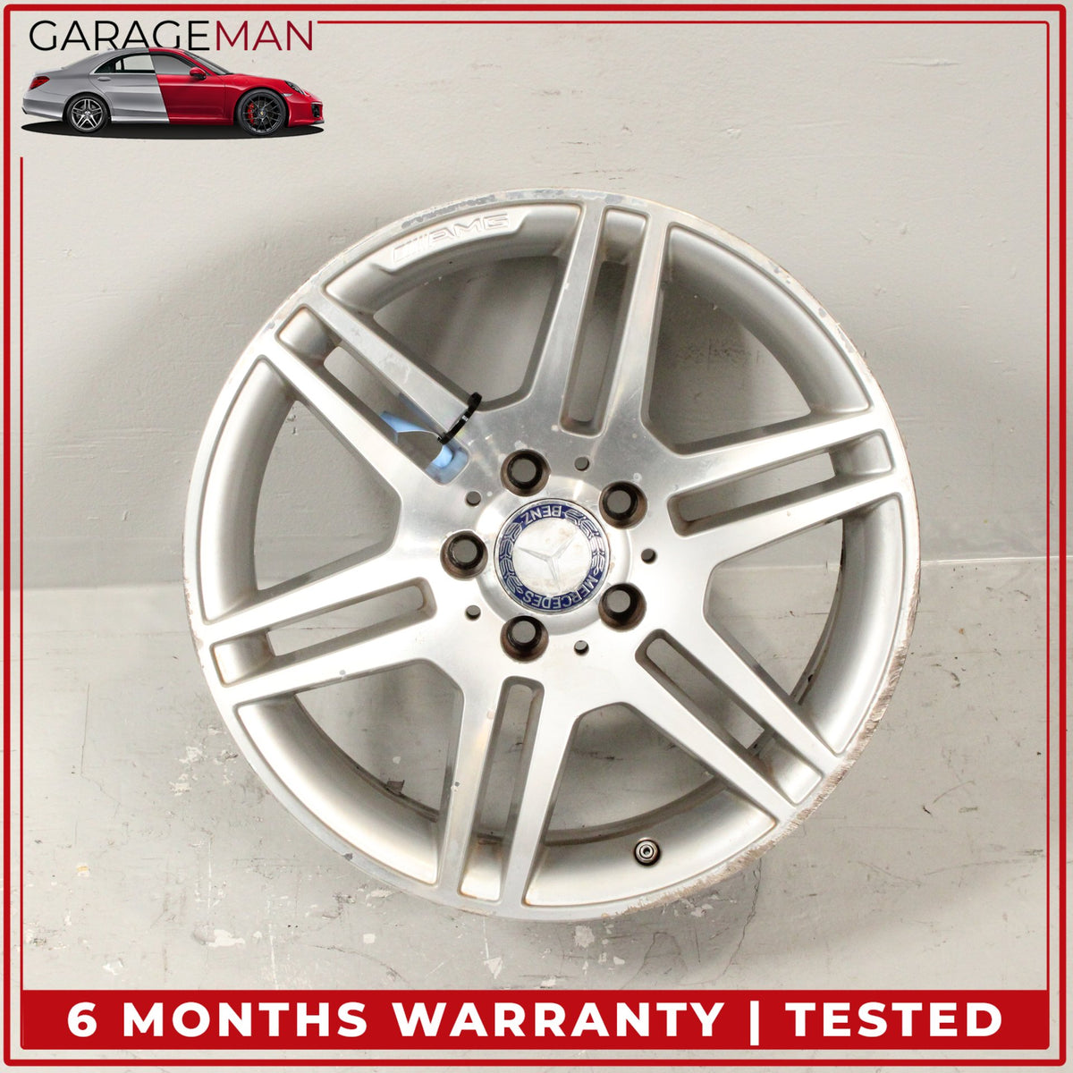 2008-2014 Mercedes C250 W204 Front Wheel Tire Rim 7.5Jx17H2 ET47 2044014502 OEM