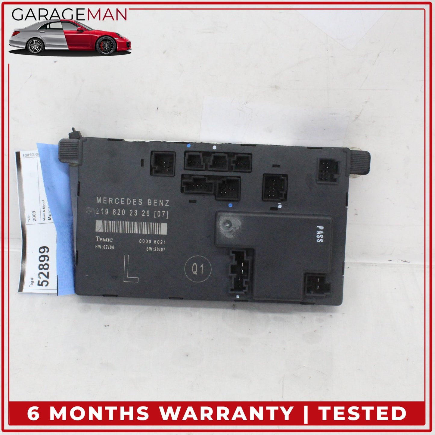 2006-2011 Mercedes W219 CLS550 Front Left Side Door Control Module Unit OEM