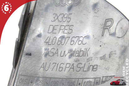 2010-2015 Audi Q7 SUV Front Right Passenger Side Fog Light Cover 4L0807676C OEM