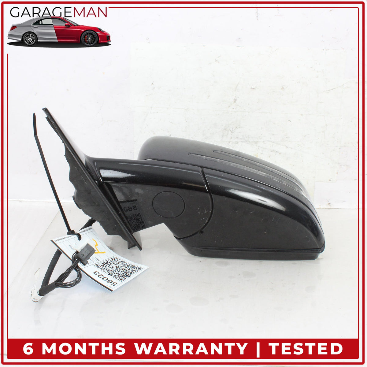 2010-2017 Mercedes C207 E550 Coupe Left Door Rear View Mirror w/ Blind Spot OEM