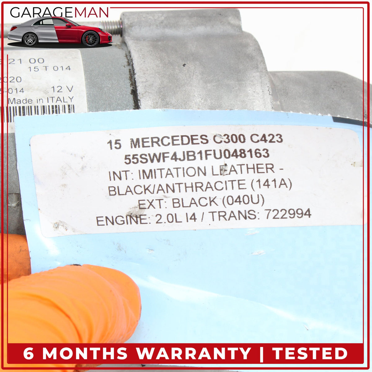 2015-2020 Mercedes W205 C300 M274 Engine Motor Starter 2749062100 OEM
