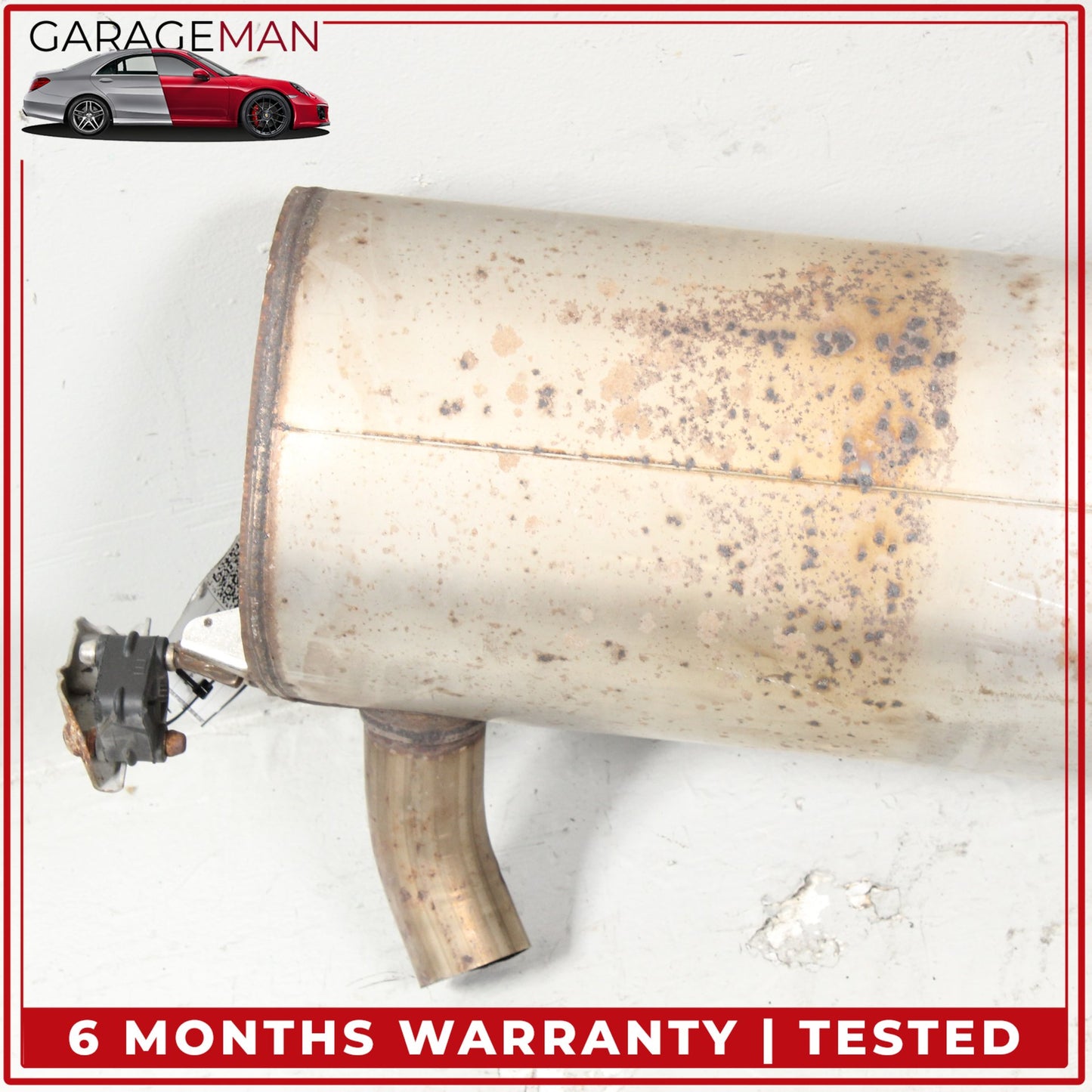 2012-2018 BMW 320i xDrive Rear Exhaust Muffler Silencer 7627073 OEM
