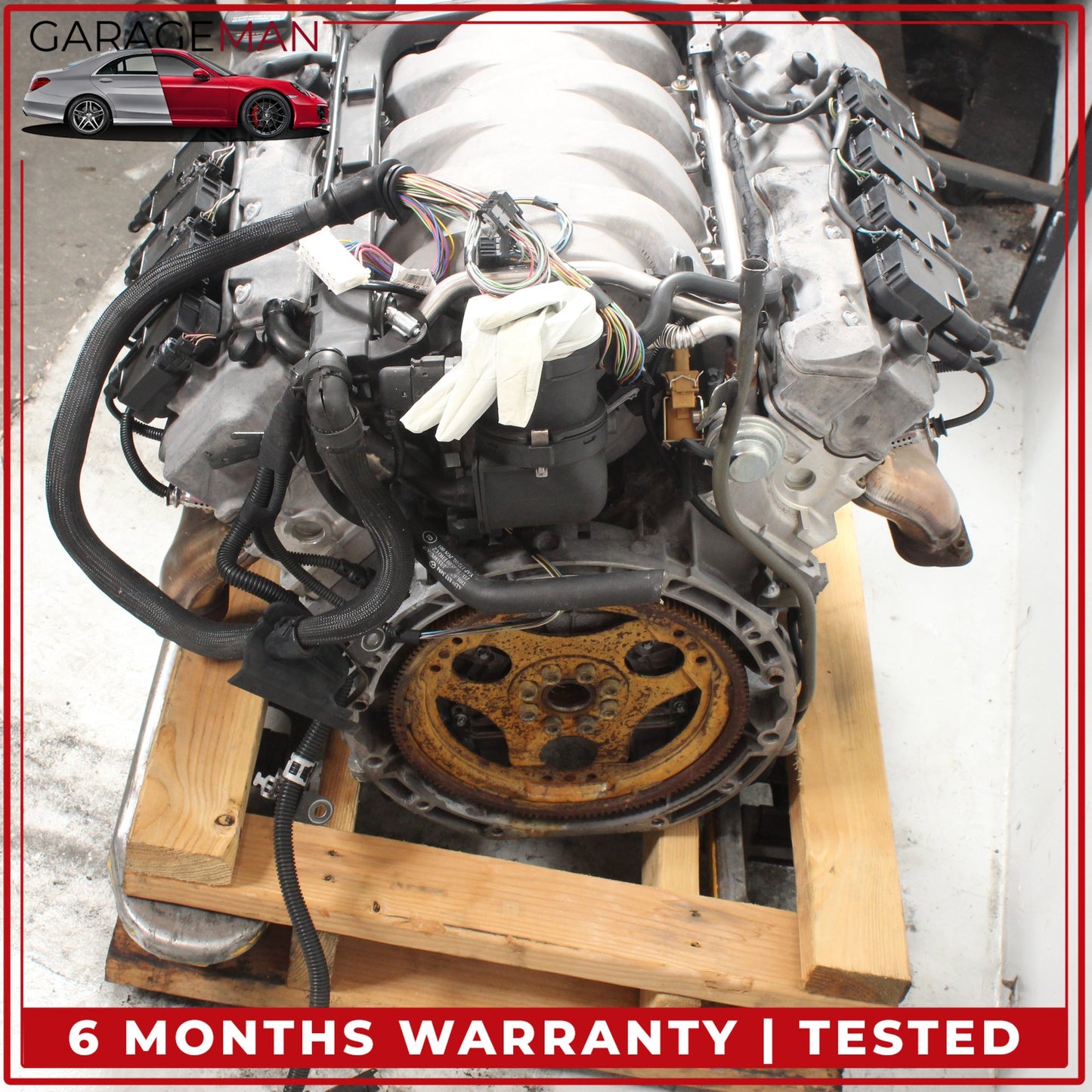 2003-2006 Mercedes R230 SL500 RWD 5.0L V8 Engine Motor Assembly OEM 130K