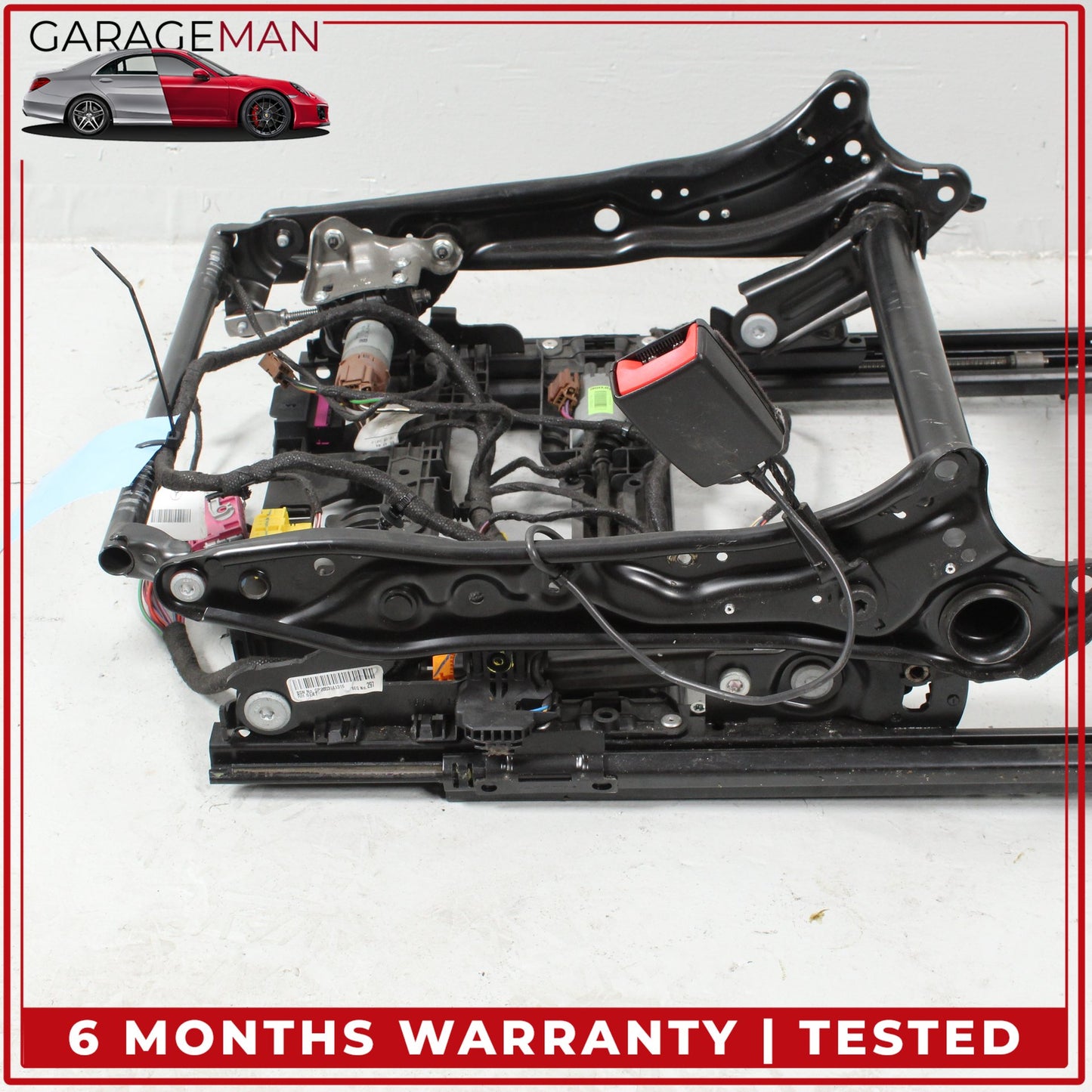 2015-2023 Mercedes W205 C300 Front Right Seat Rail Track Frame w/ Motors OEM