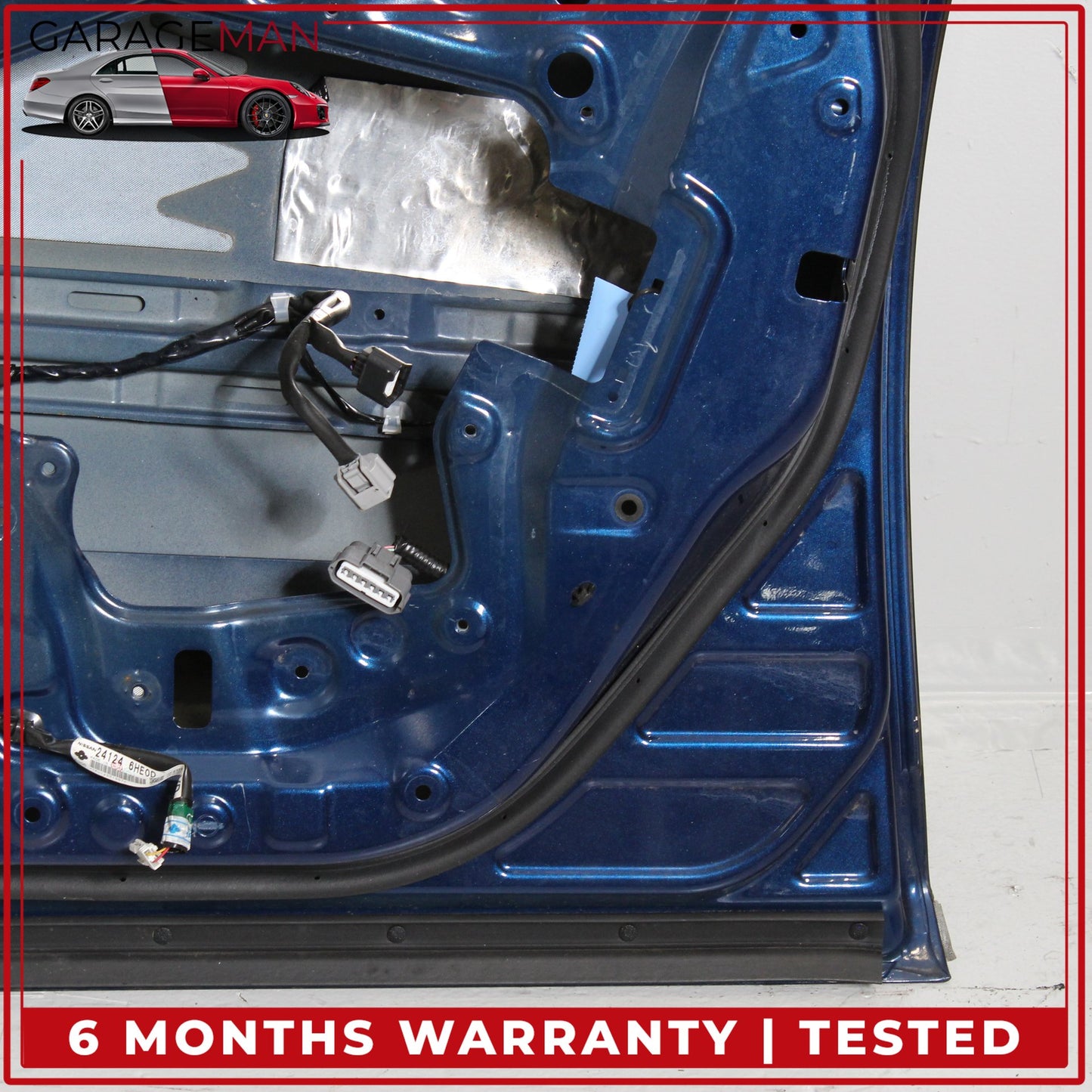 2014-2024 Infiniti Q50 V37 Front Right Side Door Shell Blue H010M4GAMA OEM