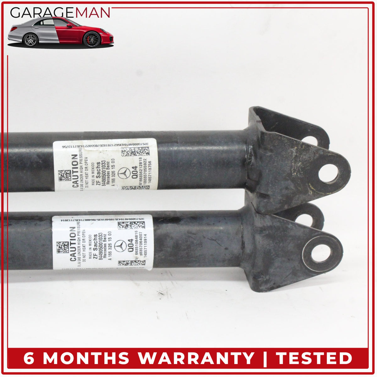 2012-2019 Mercedes W166 ML350 Rear Left and Right Shock Strut Absorber Set OEM