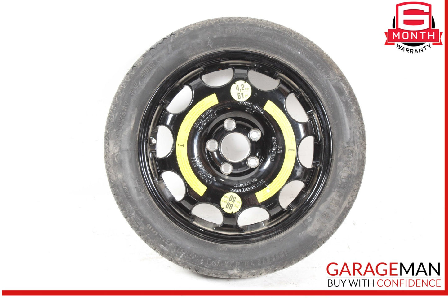 2003-2009 Mercedes E320 W211 Emergency Spare Tire Donut Rim 2114012502