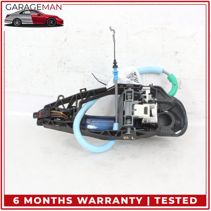 2017-2024 BMW X3 X4 M550i Rear Left Side Exterior Door Handle Blue Metallic OEM