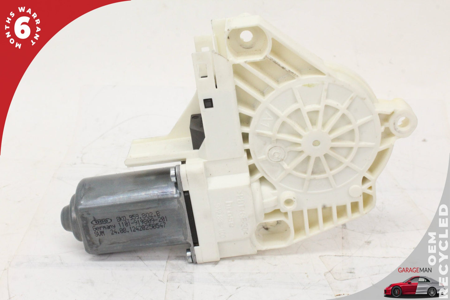 2011-2018 Audi A8 Left Rear Door Regulator Motor 8K0959802 OEM