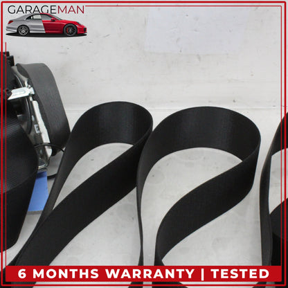 2011-2018 BMW X3 X4 F25 F26 Rear Left Driver Side Seat Belt Black OEM