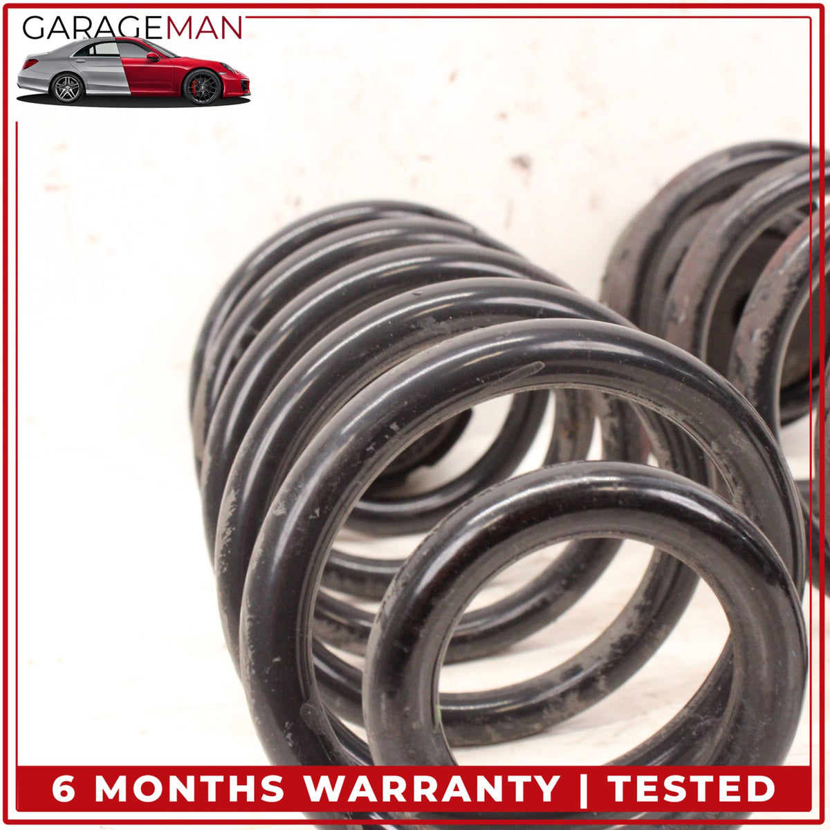 2012-2018 Audi A7 A6 Rear Left and Right Side Coil Spring Set 8K0511115 OEM