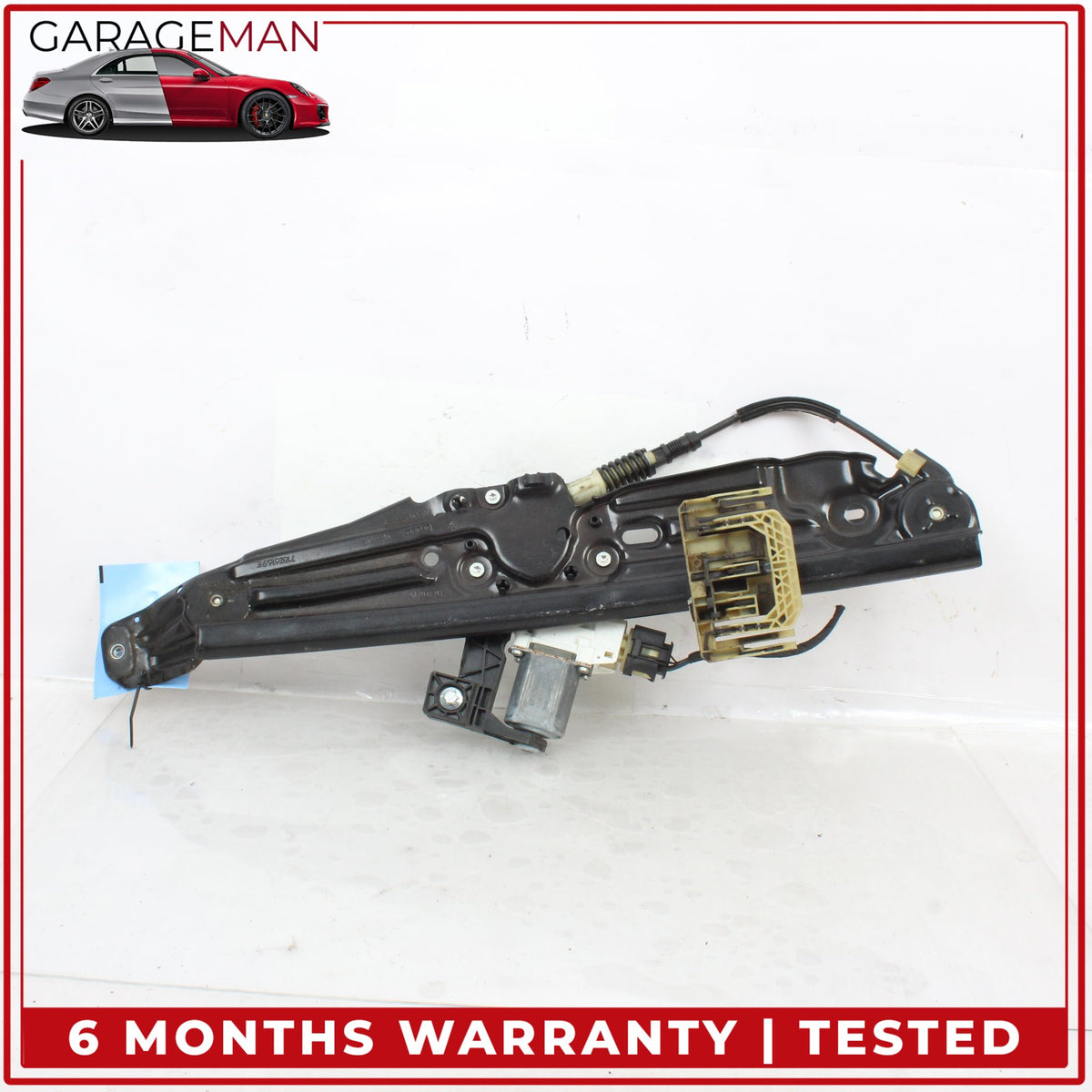 2009-2015 BMW 740i F01 Rear Right Side Window Regulator w/ Motor 7046032 OEM