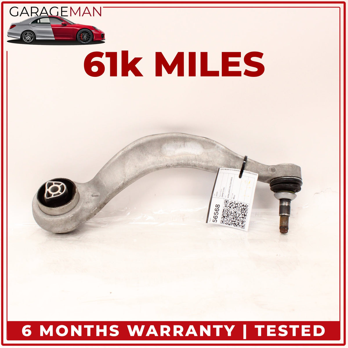 2017-2023 BMW 530e G30 Front Right Passenger Side Lower Control Arm 6861162 OEM