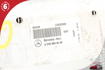 2014-2020 Mercedes W117 CLA250 Intercooler Air Cooler Radiator 2465000900 OEM