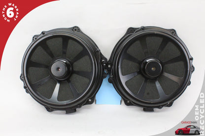 2010-2018 Porsche Cayenne 958 Front Left & Right Side Door Sound Speaker Set OEM