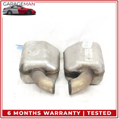 2014-2016 Land Rover LR4 L319 Rear Left and Right Side Exhaust Muffler Set OEM