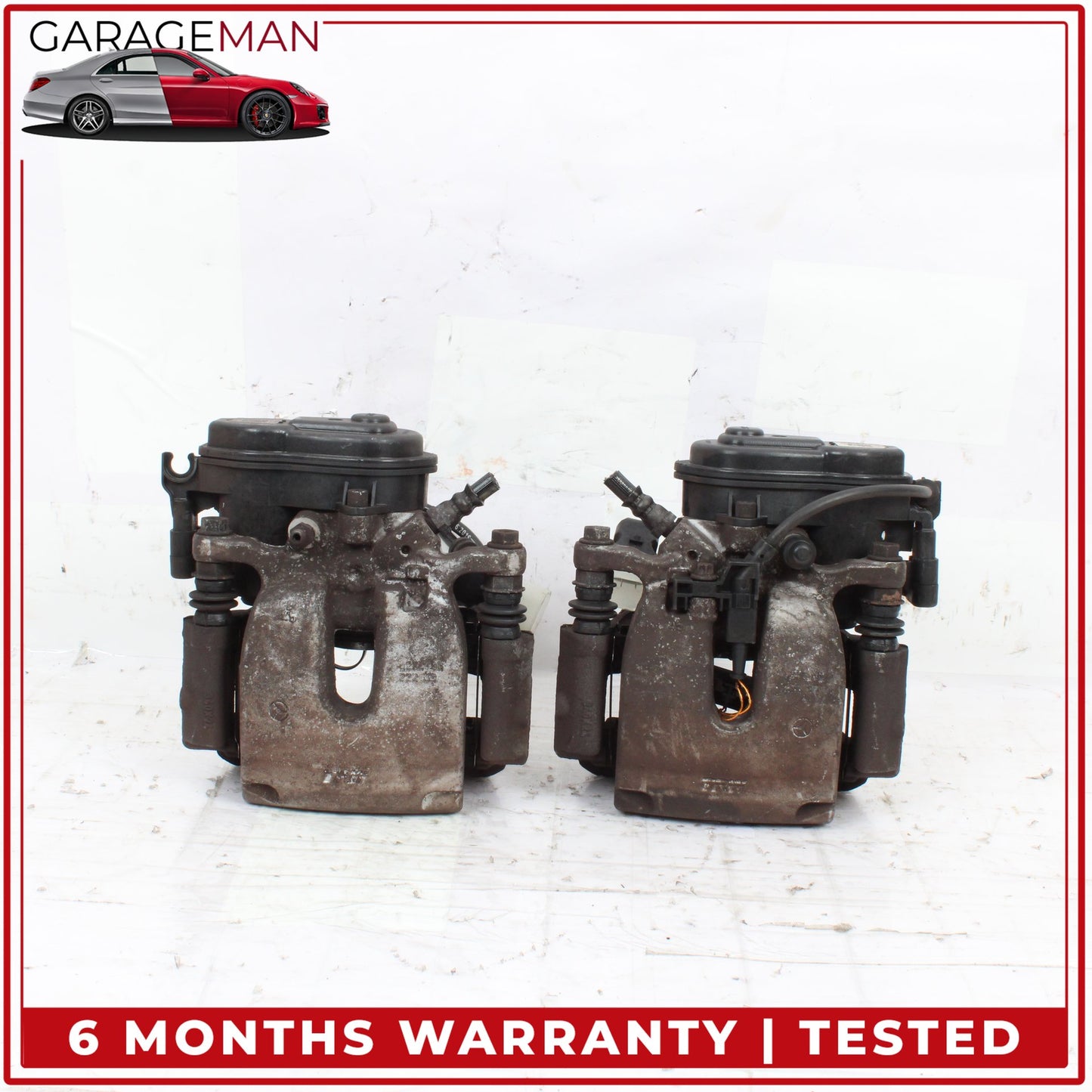 2014-2020 Mercedes W222 S550e Rear Left and Right Side Brake Caliper Set OEM