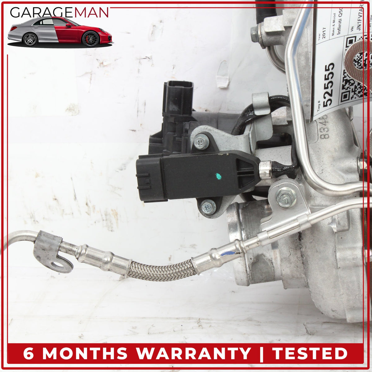 2016-2018 Infiniti Q50 Q60 3.0L Engine Right Side Turbocharger 144115CA0A OEM