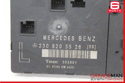 2003-2012 Mercedes R230 SL500 Front Left Door Control Module 2308203526