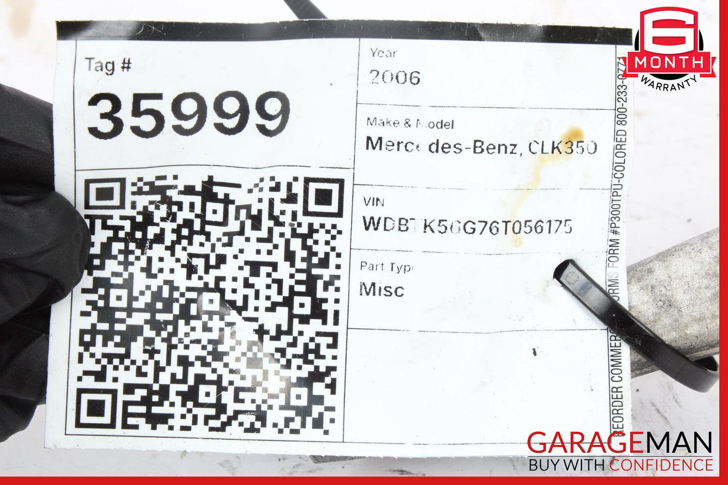 2001-2009 Mercedes W209 CLK350 Front Left Side Lower Control Arm 2033303511 OEM